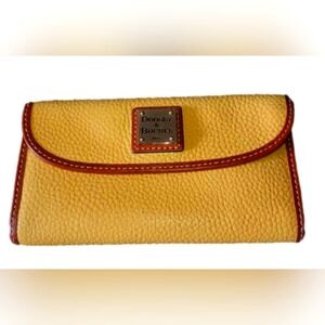 Dooney & Bourke looks yellow, its tan Wallet